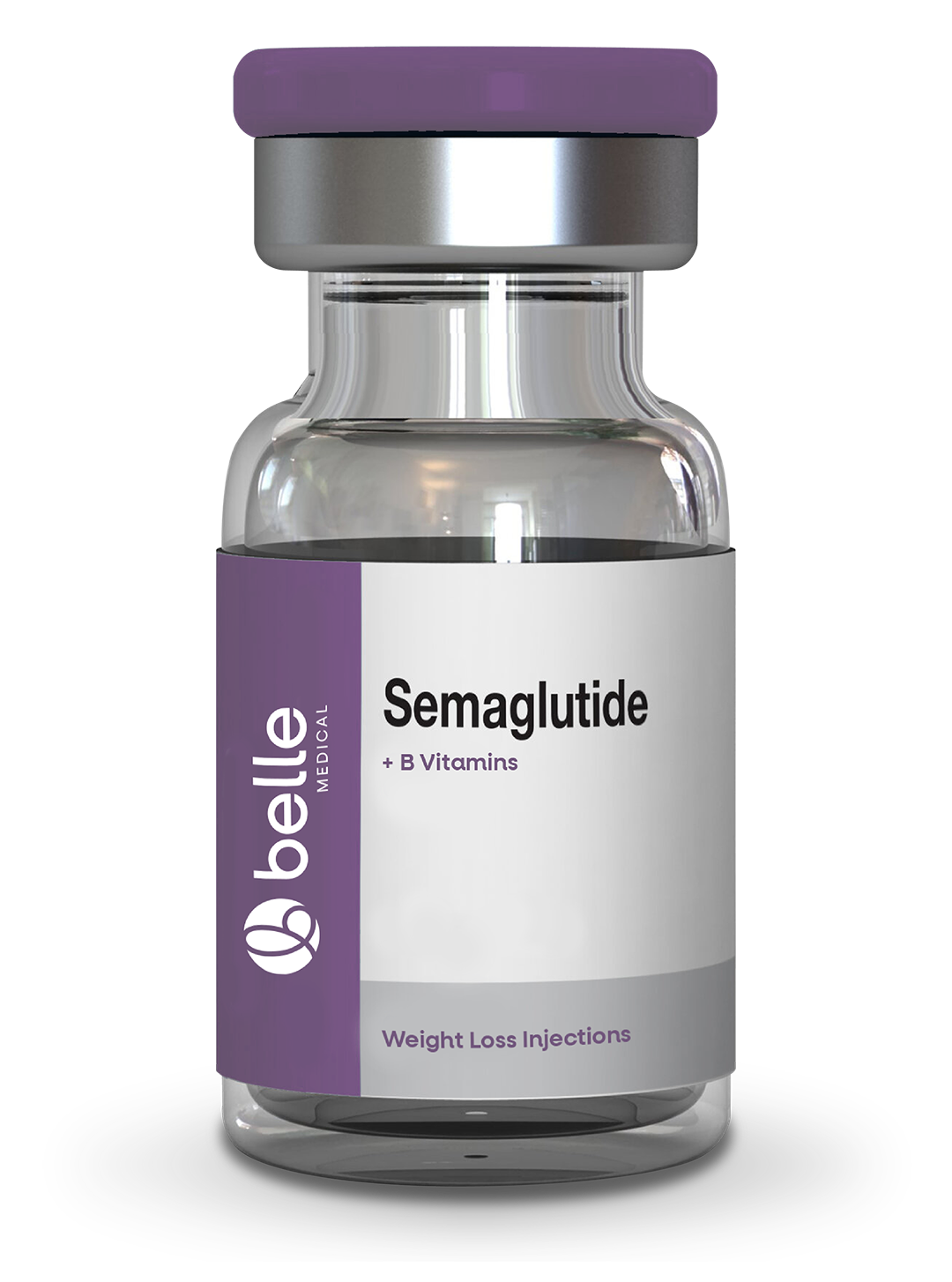 A vial of Semaglutide weight loss medication.