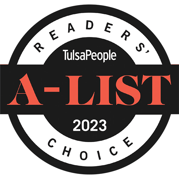 Tulsa A-List Reader's Choice Badge